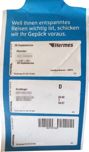 hermes packet abholung|Hermes reisegepäck abgeholt.